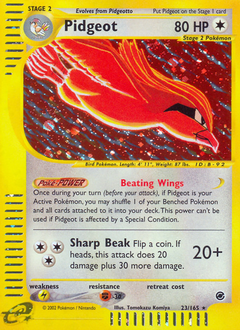 Pidgeot #23 Pidgeot - Expedition Base Set - #23 - Pokemon TCG card