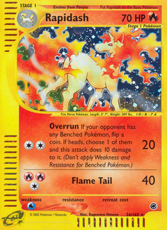 Rapidash #26 Rapidash - Expedition Base Set - #26 - Pokemon TCG card