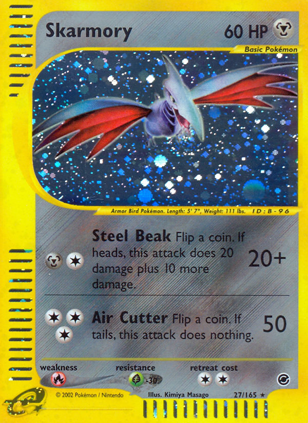Skarmory - Expedition Base Set - #27 - Pokemon TCG card