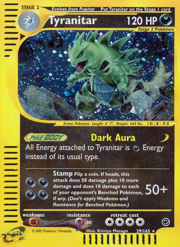 Tyranitar - Expedition Base Set - #29 - Pokemon TCG card