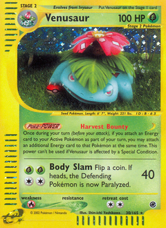 Venusaur #30 Venusaur - Expedition Base Set - #30 - Pokemon TCG card