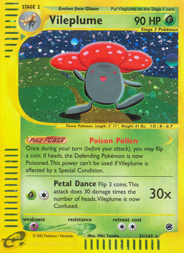 Vileplume - Expedition Base Set - #31 - Pokemon TCG card