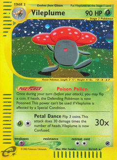 Vileplume #31 Vileplume - Expedition Base Set - #31 - Pokemon TCG card