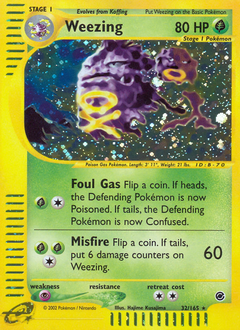 Weezing #32 Weezing - Expedition Base Set - #32 - Pokemon TCG card