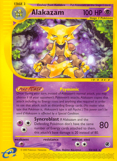 Alakazam #33 Alakazam - Expedition Base Set - #33 - Pokemon TCG card