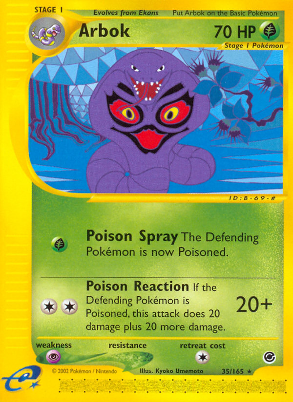 Arbok - Expedition Base Set - #35 - Pokemon TCG card