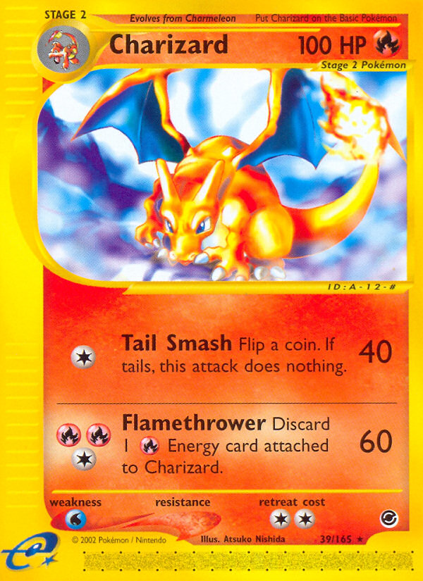Charizard - Expedition Base Set - #39 - Pokemon TCG card