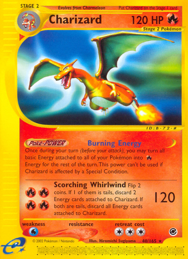 Charizard - Expedition Base Set - #40 - Pokemon TCG card