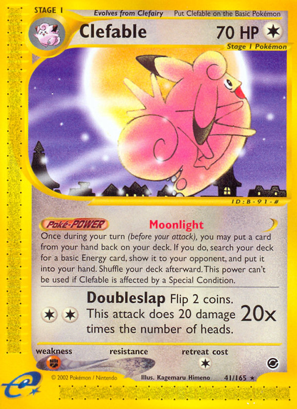Clefable - Expedition Base Set - #41 - Pokemon TCG card