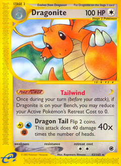 Dragonite - Expedition Base Set - #43 - Pokemon TCG card