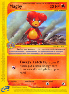 Magby #52 Magby - Expedition Base Set - #52 - Pokemon TCG card