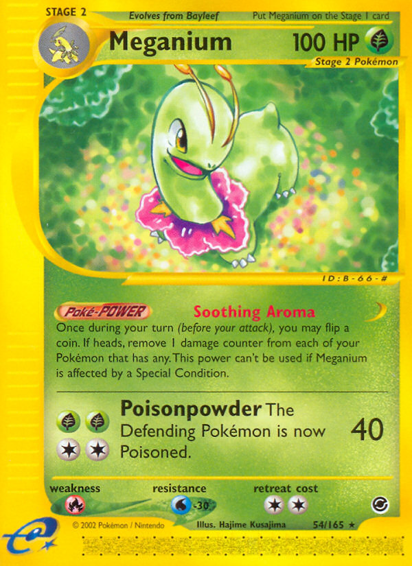 Meganium - Expedition Base Set - #54 - Pokemon TCG card