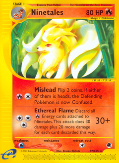 Ninetales #57 Ninetales - Expedition Base Set - #57 - Pokemon TCG card