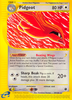 Pidgeot #59 Pidgeot - Expedition Base Set - #59 - Pokemon TCG card