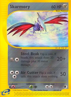 Skarmory - Expedition Base Set - #63 - Pokemon TCG card