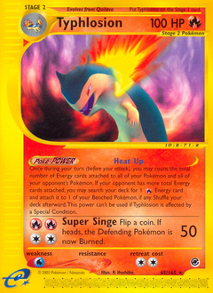 Typhlosion #65 Typhlosion - Expedition Base Set - #65 - Pokemon TCG card