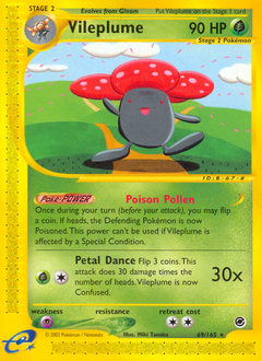 Vileplume #69 Vileplume - Expedition Base Set - #69 - Pokemon TCG card