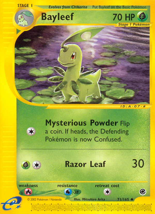 Bayleef - Expedition Base Set - #71 - Pokemon TCG card