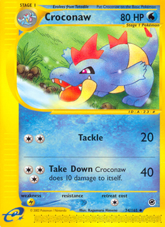 Croconaw #74 Croconaw - Expedition Base Set - #74 - Pokemon TCG card