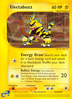 Electabuzz #76 Electabuzz - Expedition Base Set - #76 - Pokemon TCG card