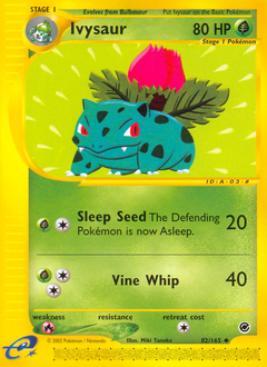 Ivysaur #82 Ivysaur - Expedition Base Set - #82 - Pokemon TCG card