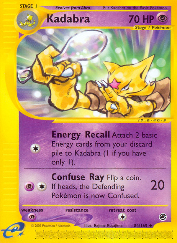 Kadabra - Expedition Base Set - #84 - Pokemon TCG card