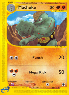 Machoke - Expedition Base Set - #85 - Pokemon TCG card