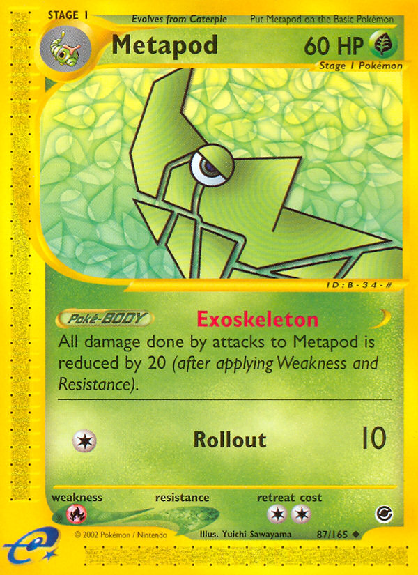 Metapod - Expedition Base Set - #87 - Pokemon TCG card