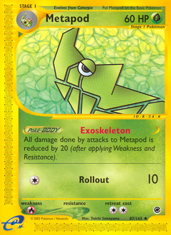 Metapod #87 Metapod - Expedition Base Set - #87 - Pokemon TCG card