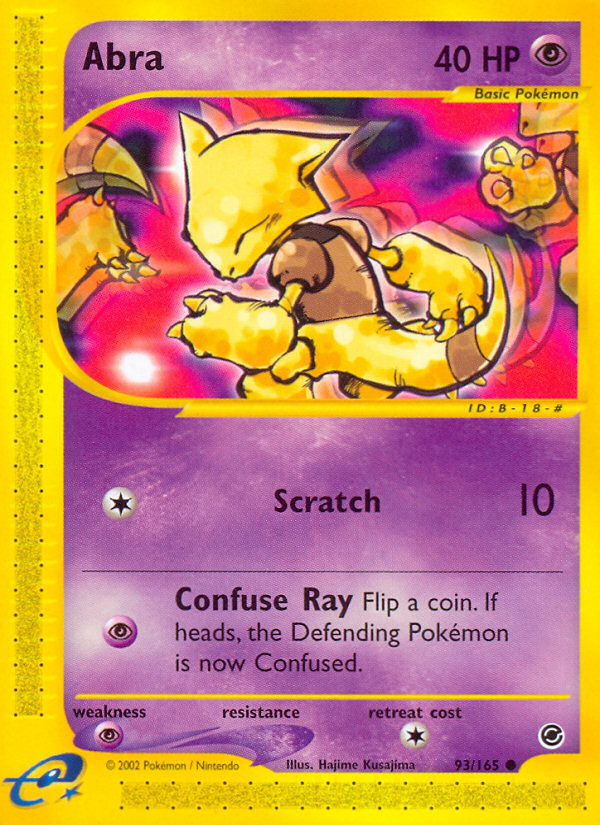 Abra - Expedition Base Set - #93 - Pokemon TCG card