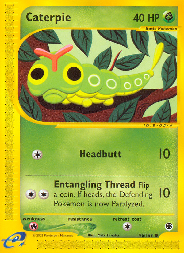 Caterpie - Expedition Base Set - #96 - Pokemon TCG card
