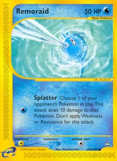Remoraid - Aquapolis - #105 - Pokemon TCG card