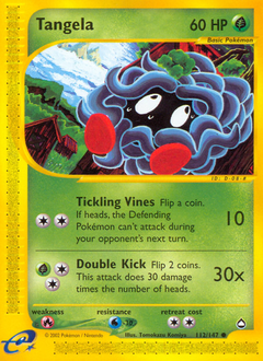 Tangela - Aquapolis - #112 - Pokemon TCG card