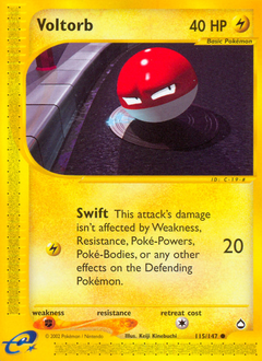Voltorb #115 Voltorb - Aquapolis - #115 - Pokemon TCG card