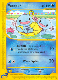 Wooper #117 Wooper - Aquapolis - #117 - Pokemon TCG card