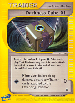 Darkness Cube 01 - Aquapolis - #119 - Pokemon TCG card