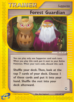 Forest Guardian - Aquapolis - #123 - Pokemon TCG card