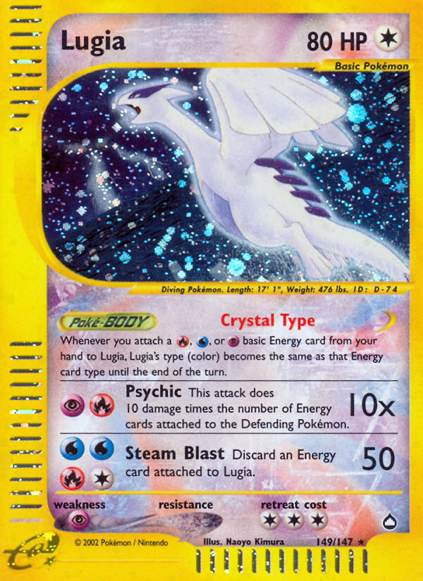 Lugia - Aquapolis - #149 - Pokemon TCG card