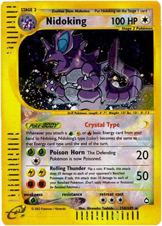 Nidoking - Aquapolis - #150 - Pokemon TCG card