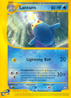 Lanturn - Aquapolis - #20 - Pokemon TCG card