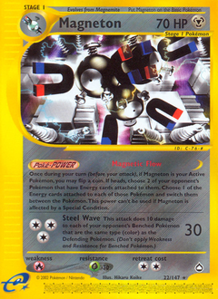 Magneton #22 Magneton - Aquapolis - #22 - Pokemon TCG card