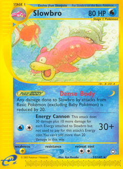 Slowbro - Aquapolis - #33 - Pokemon TCG card