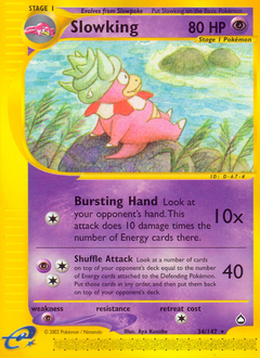 Slowking #34 Slowking - Aquapolis - #34 - Pokemon TCG card