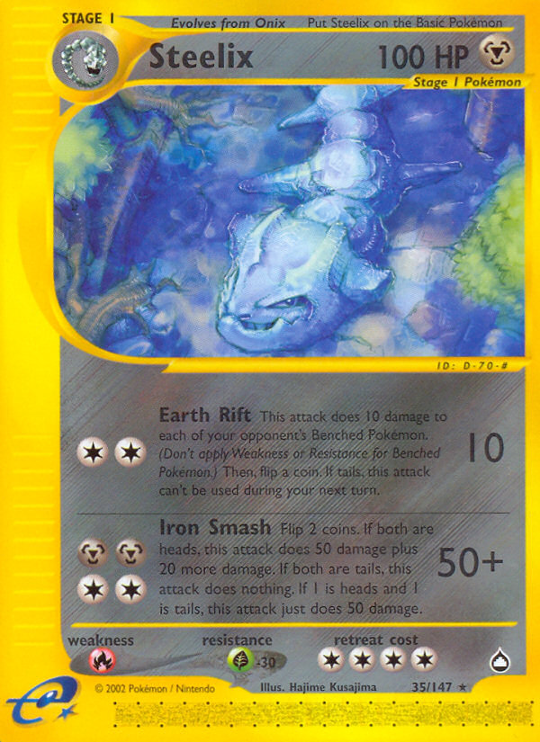 Steelix - Aquapolis - #35 - Pokemon TCG card