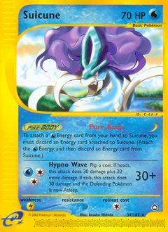 Suicune #37 Suicune - Aquapolis - #37 - Pokemon TCG card