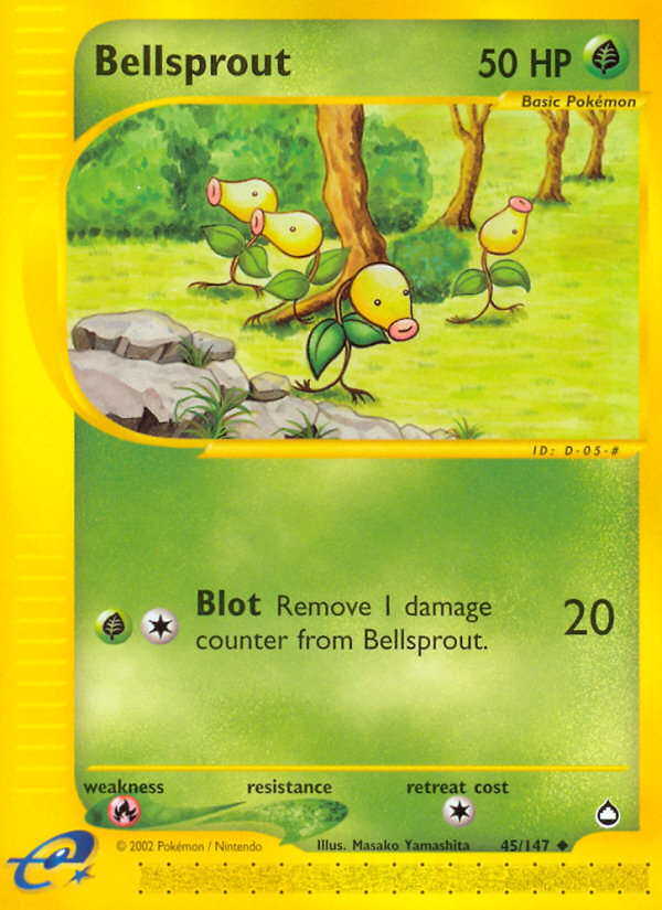 Bellsprout - Aquapolis - #45 - Pokemon TCG card