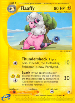 Flaaffy #47 Flaaffy - Aquapolis - #47 - Pokemon TCG card