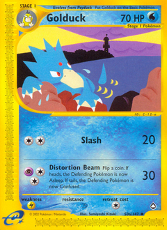 Golduck #50 Golduck - Aquapolis - #50 - Pokemon TCG card