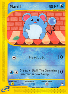 Marill #53 Marill - Aquapolis - #53 - Pokemon TCG card