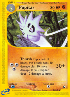 Pupitar #56 Pupitar - Aquapolis - #56 - Pokemon TCG card